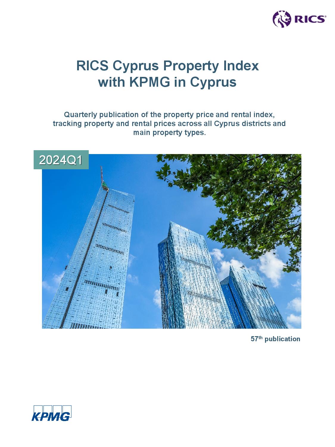 The RICS Cyprus Property Index with KPMG in Cyprus 2024Q1