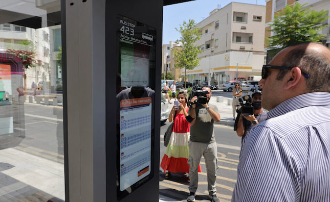 Transport minister inspects pilot bus stops