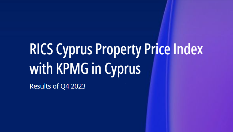 RICS Cyprus Property Price Index with KPMG in Cyprus announces results of 2023 Q4
