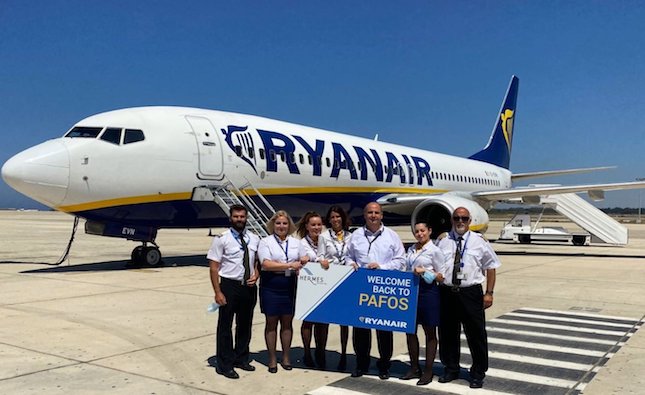 Ryanair announces new route to Cyprus: From Brussels South Charleroi to Paphos