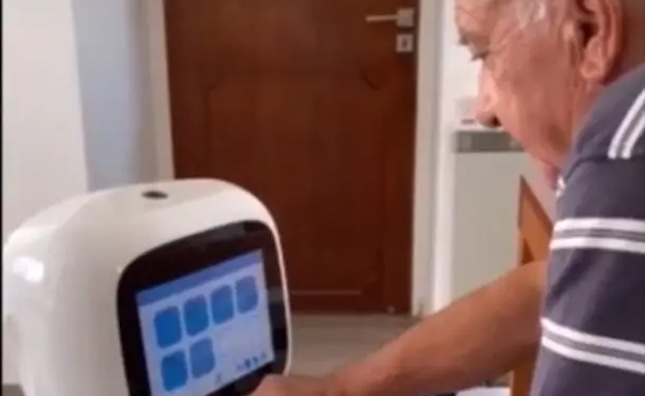 Hello James! Smart robot is a home companion for older adults