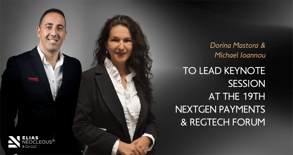 Dorina Mastora and Michael Ioannou to lead keynote session at the 19th NextGen Payments & RegTech Forum