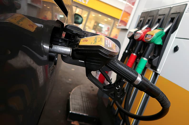 Sales of petroleum products fell by 25% last month