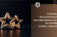 Continued Recognition for Elias Neocleous & Co LLC in Chambers Global Guide 2025