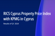 RICS Cyprus Property Price Index with KPMG in Cyprus announces results of 2024 Q1