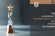 Triple achievement for Elias Neocleous & Co LLC in 2025 ITR World Tax Rankings