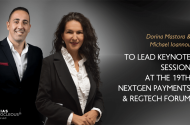 Dorina Mastora and Michael Ioannou to lead keynote session at the 19th NextGen Payments & RegTech Forum